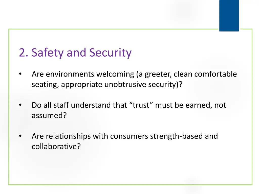 2 safety and security
