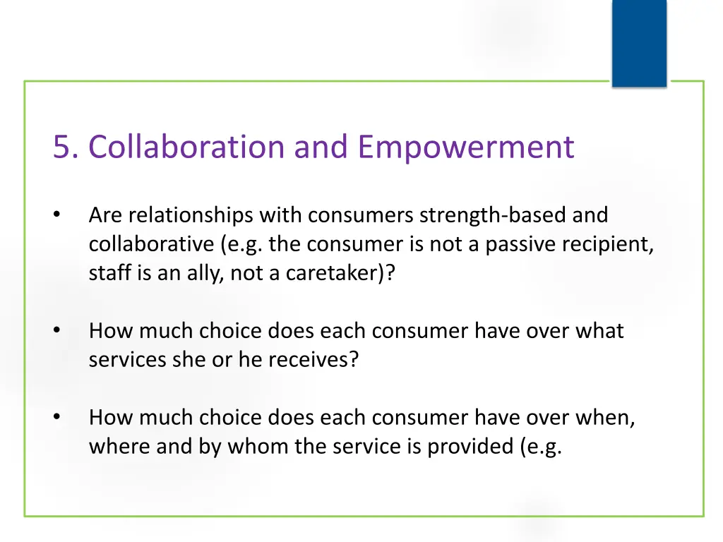 5 collaboration and empowerment