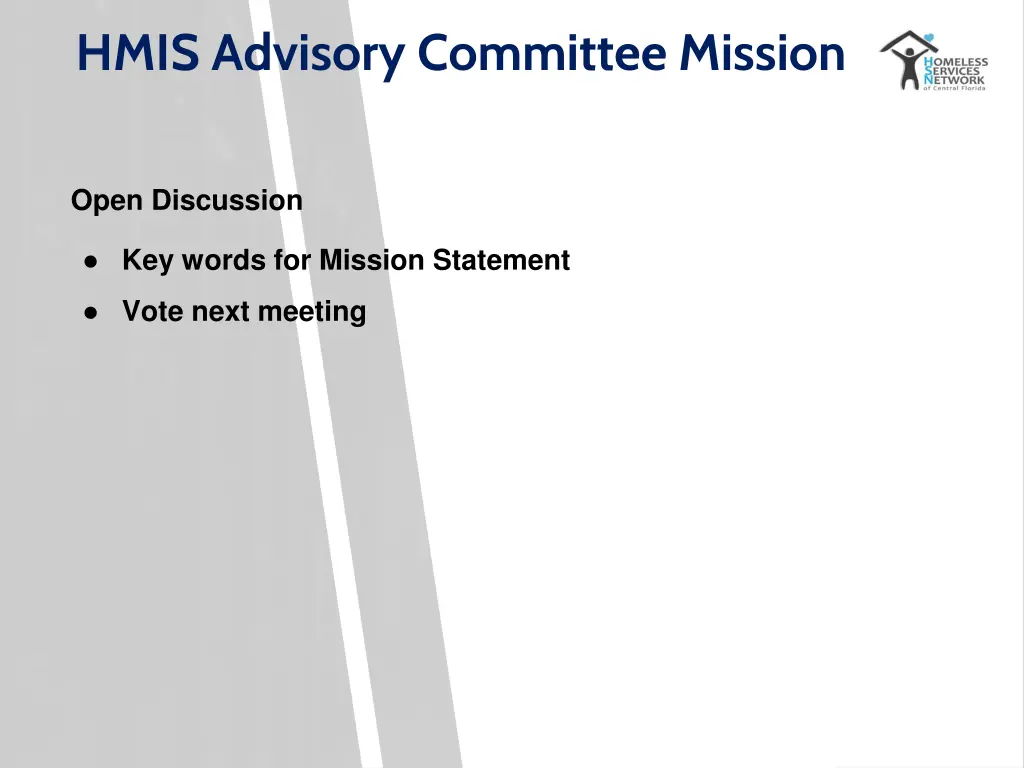 hmis advisory committee mission