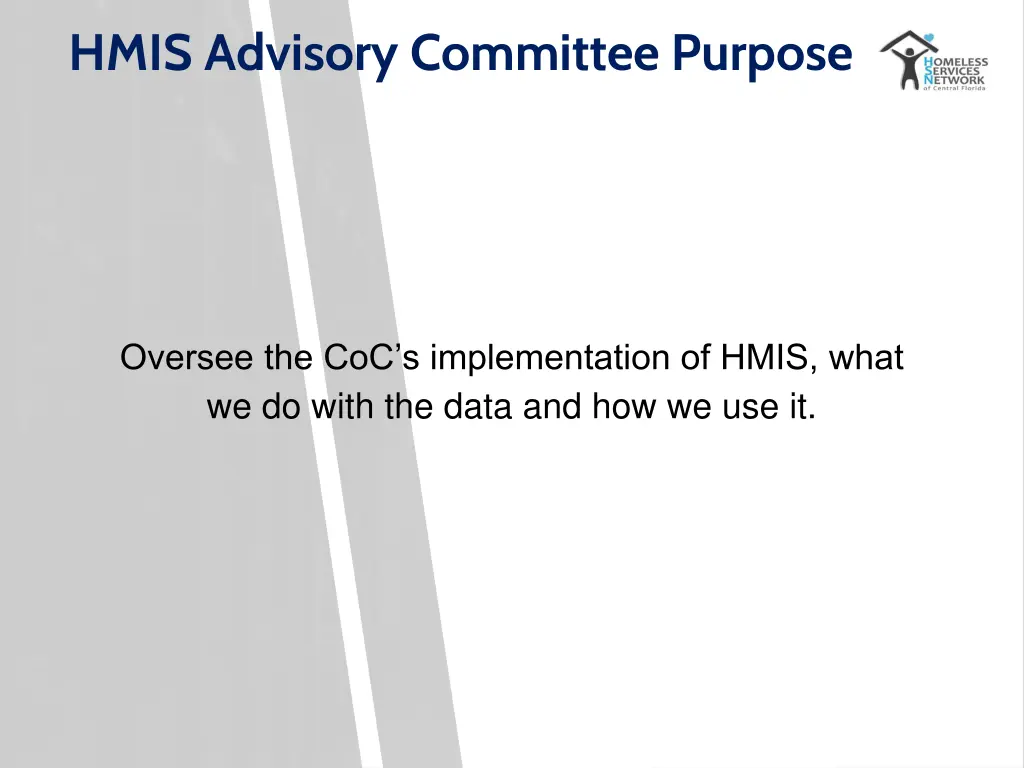 hmis advisory committee purpose