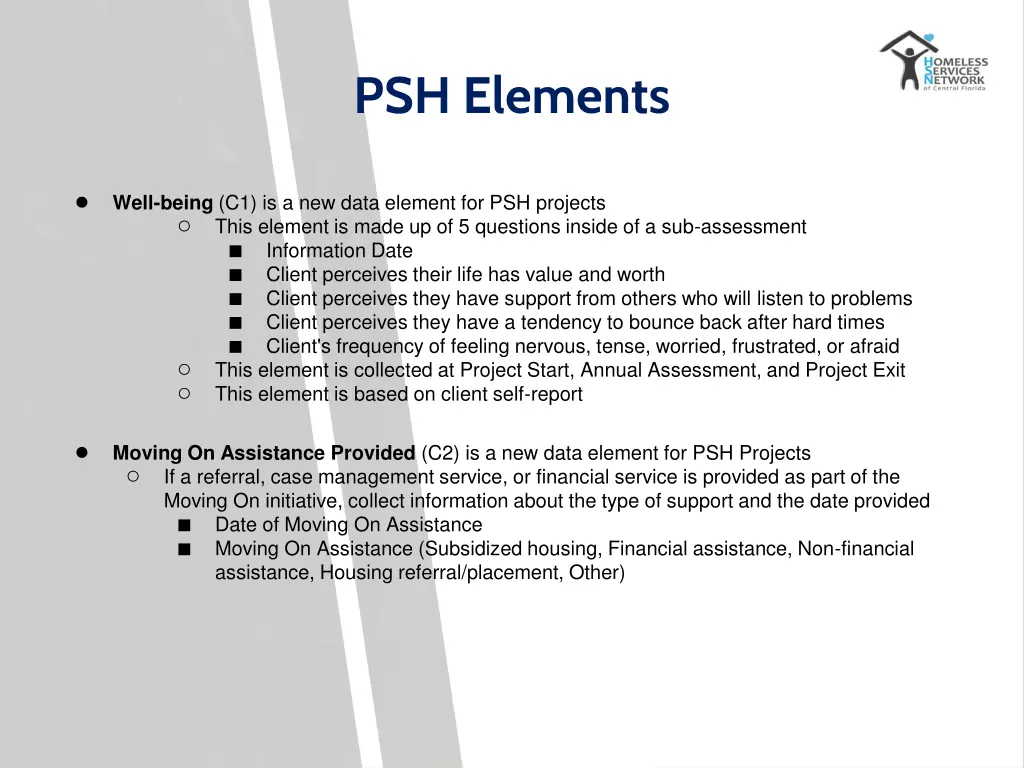 psh elements