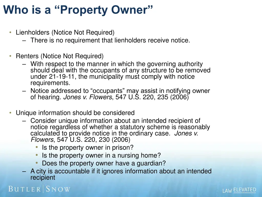 who is a property owner 1