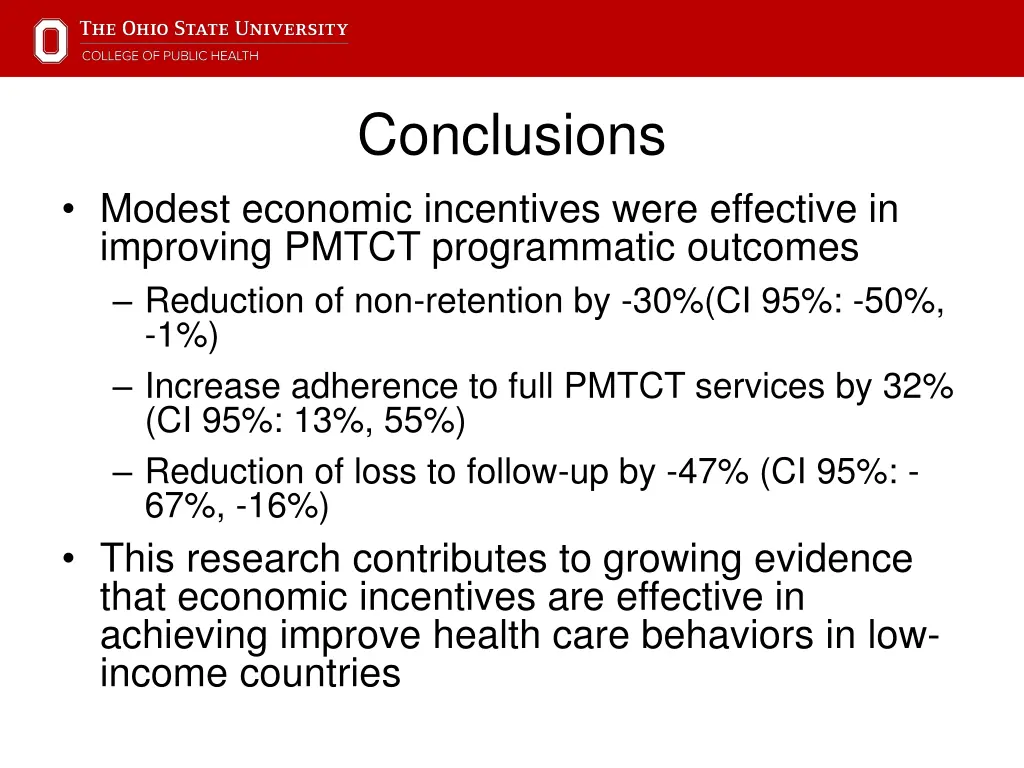 conclusions
