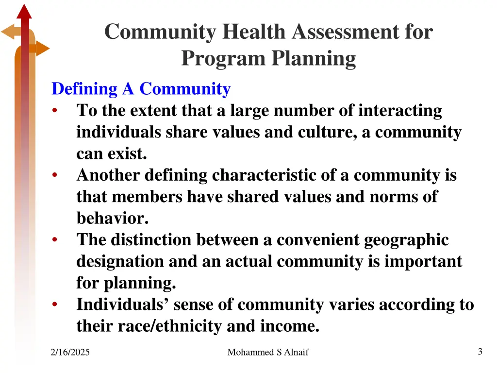 community health assessment for program planning 1