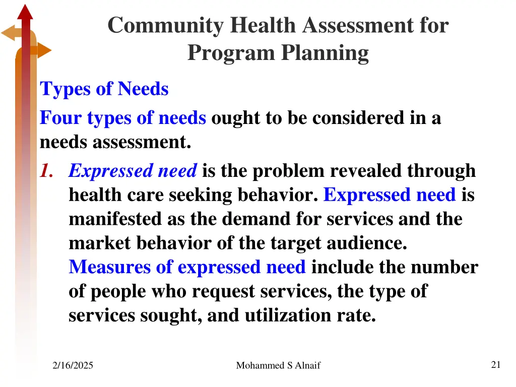 community health assessment for program planning 17