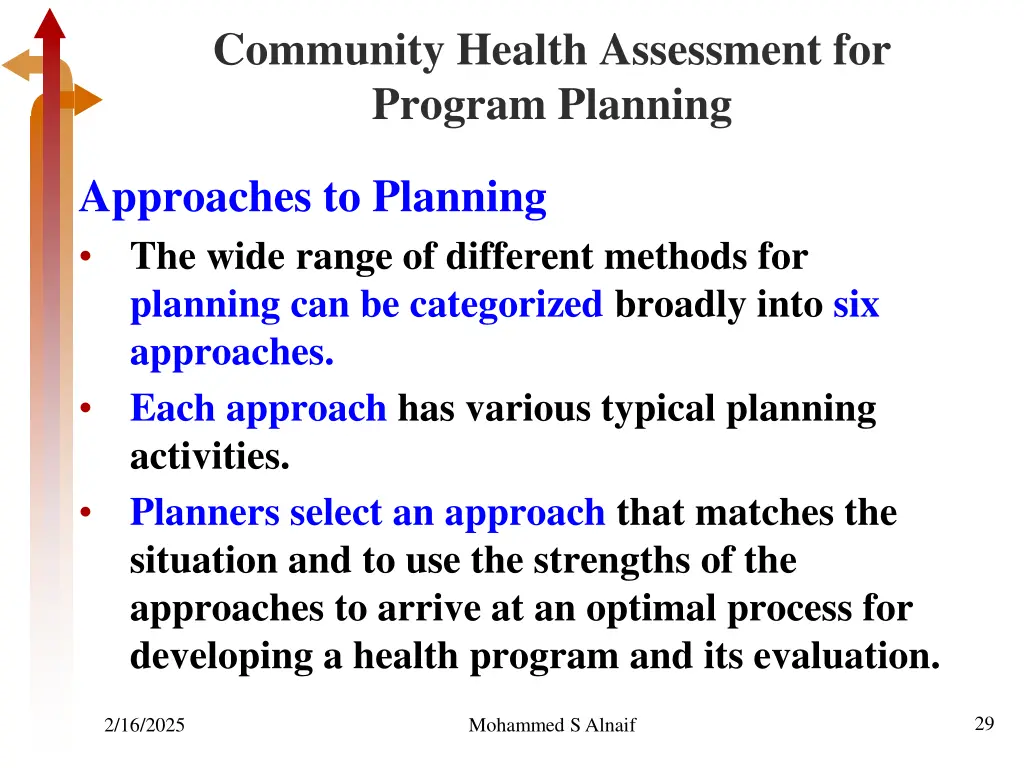 community health assessment for program planning 25