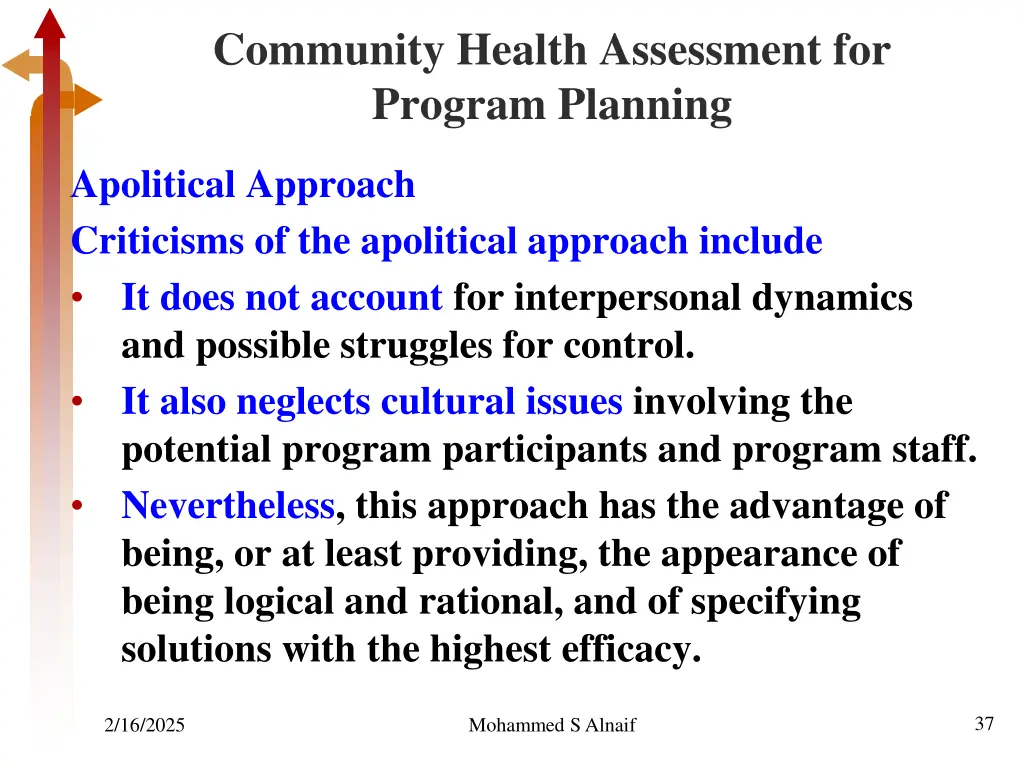community health assessment for program planning 33