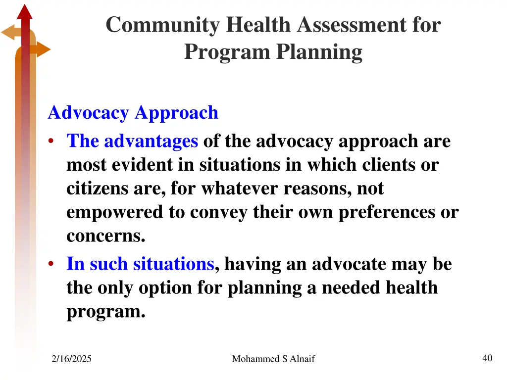 community health assessment for program planning 36
