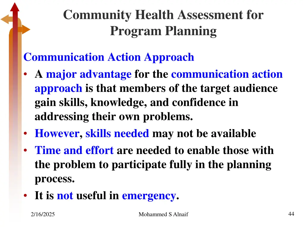community health assessment for program planning 40