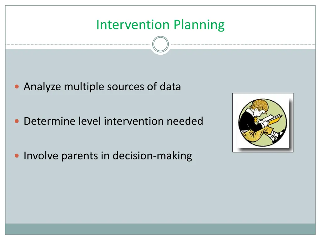 intervention planning