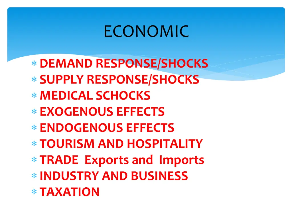 economic