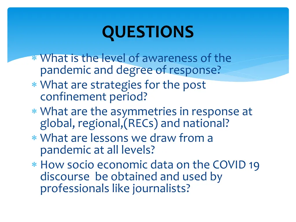 questions
