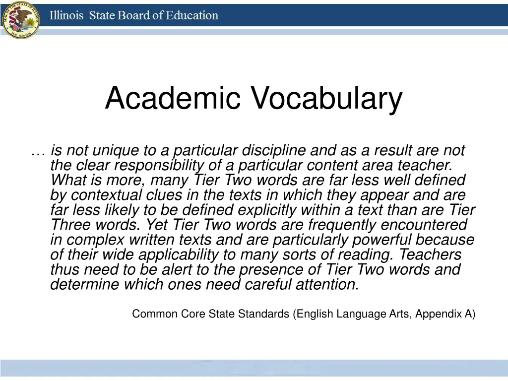 academic vocabulary 1