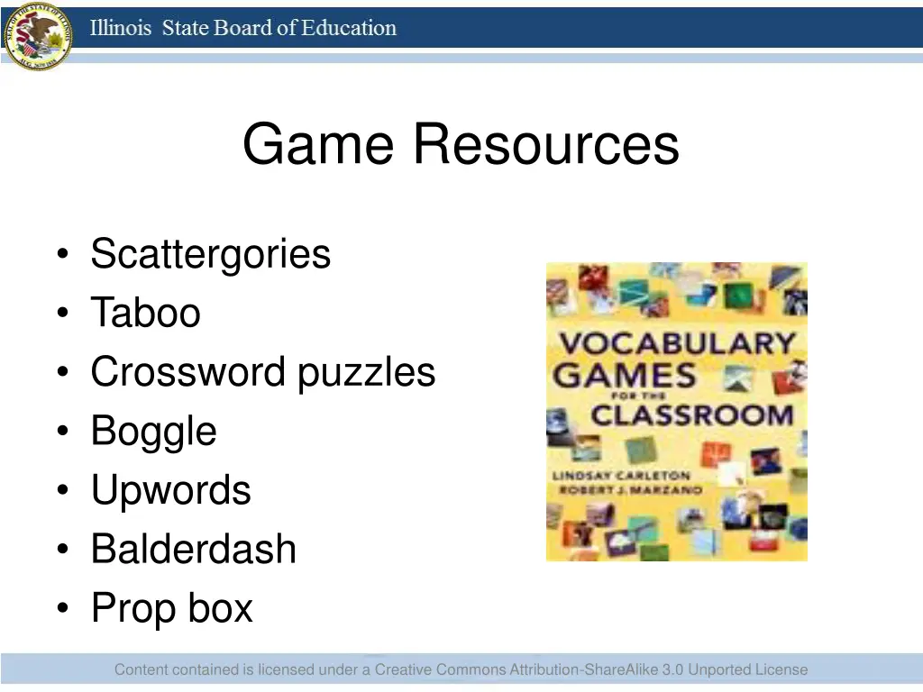 game resources