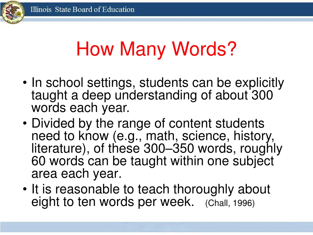 how many words