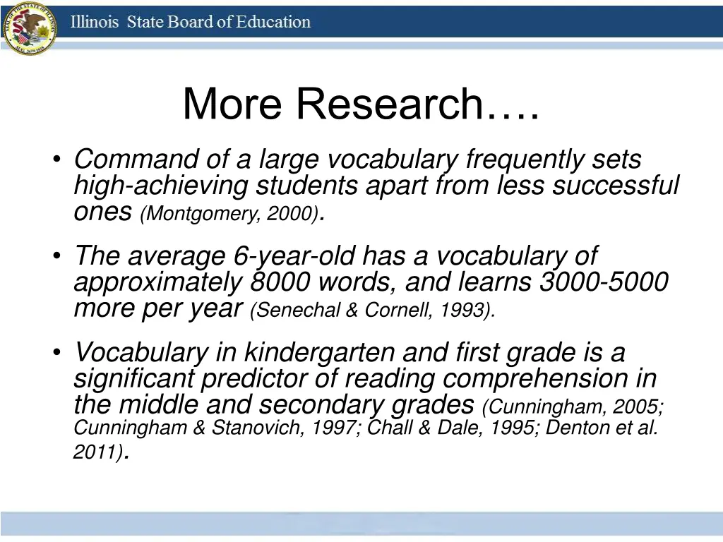more research