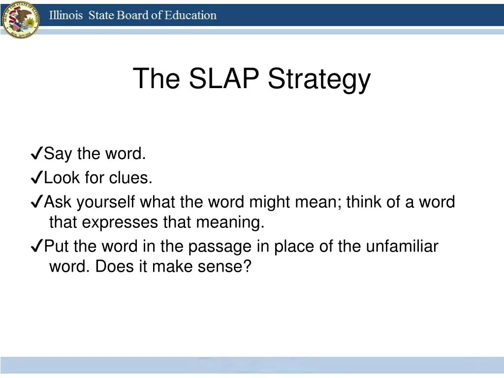 the slap strategy