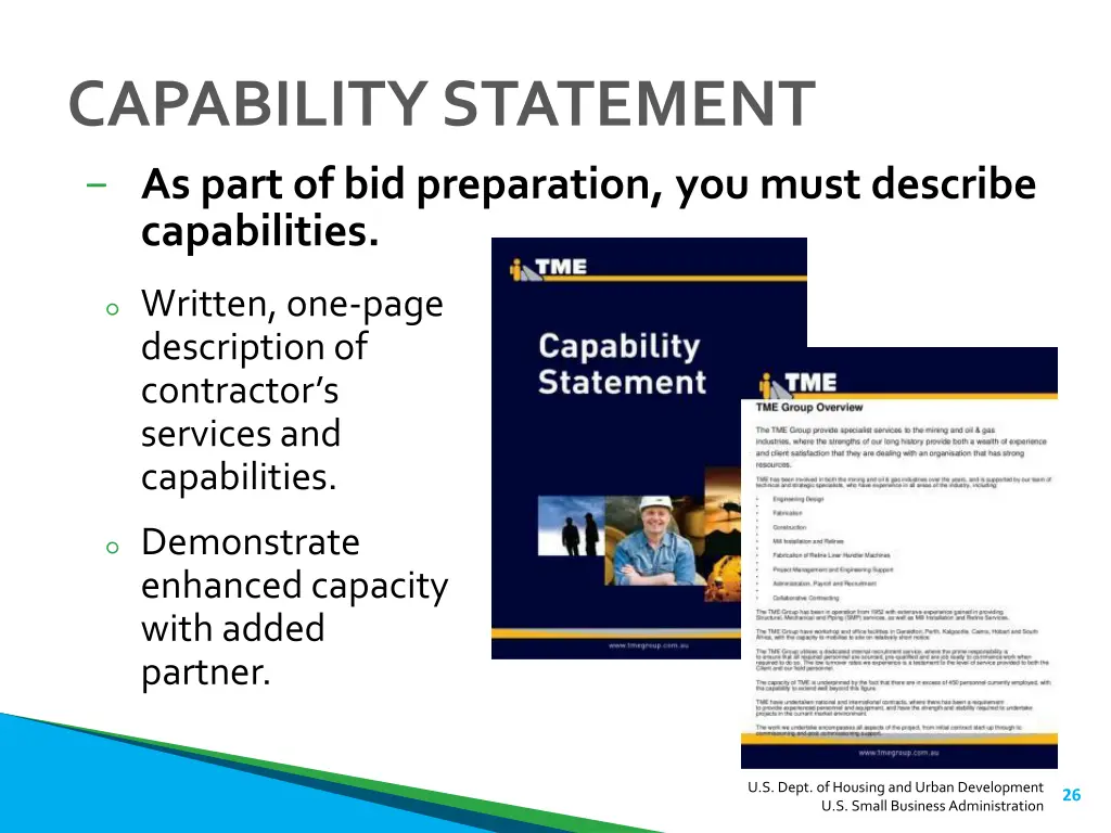 capability statement