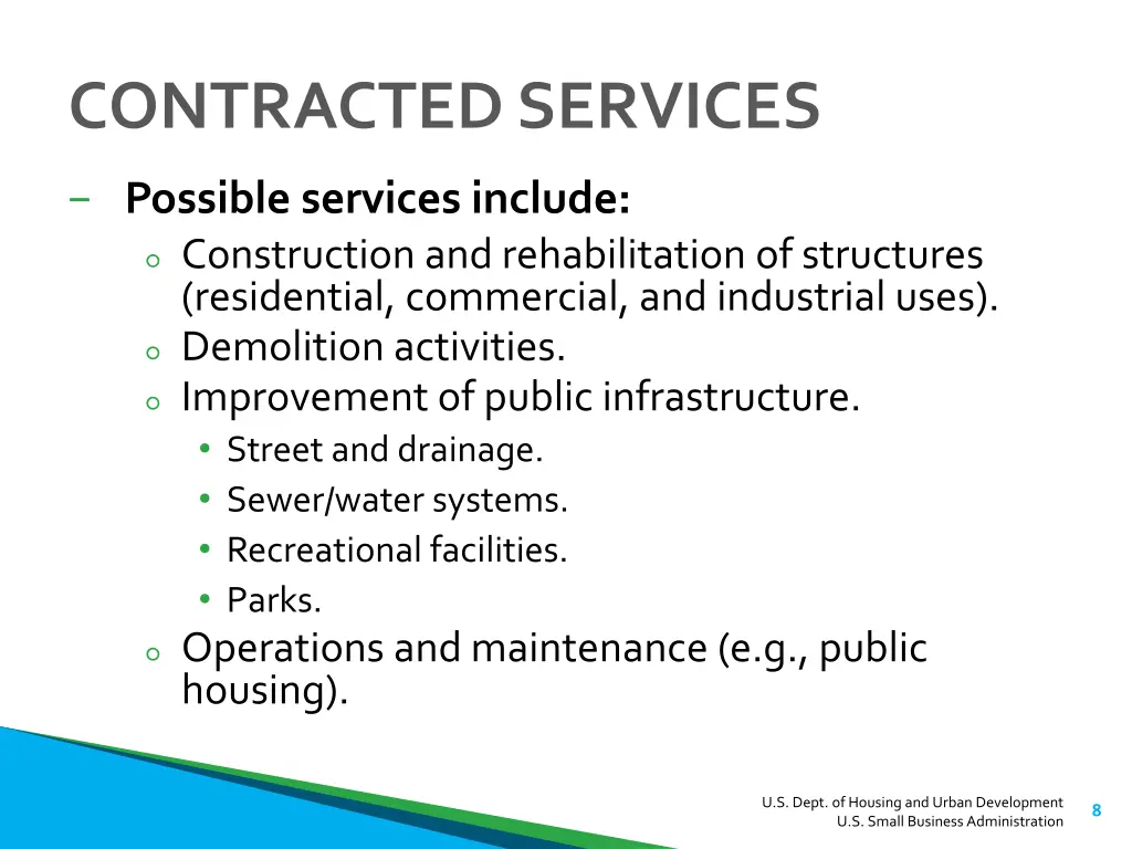 contracted services