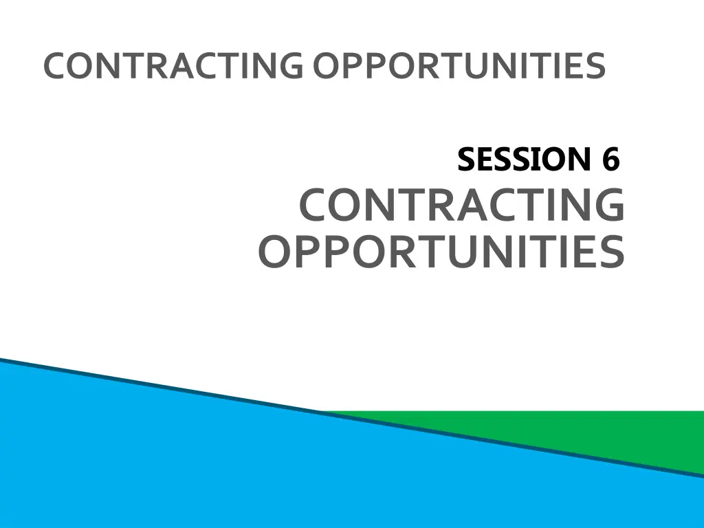 contractingopportunities