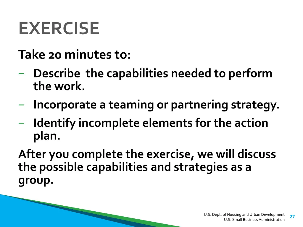 exercise