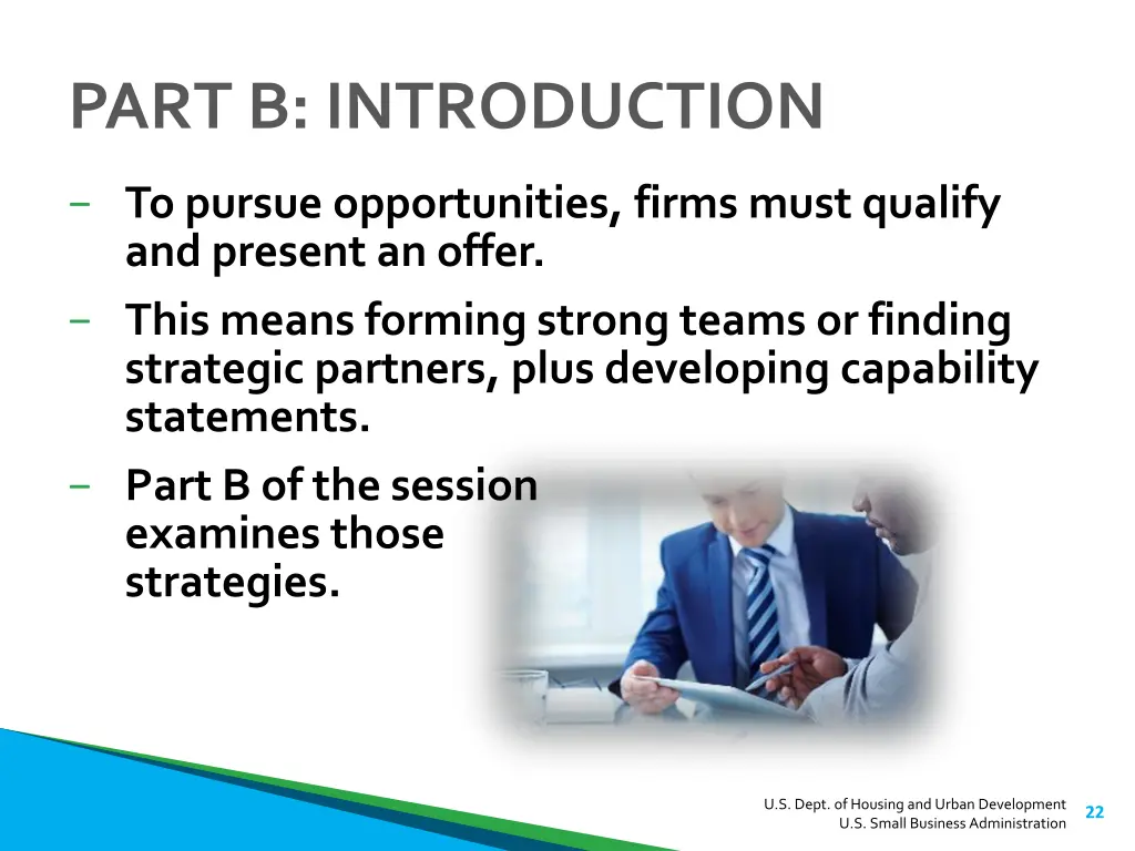 part b introduction