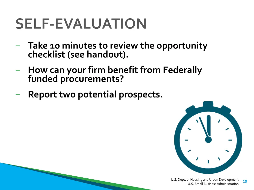 self evaluation