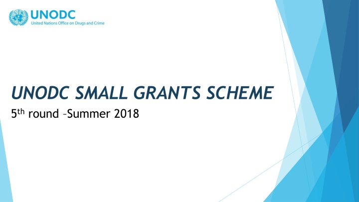 unodc small grants scheme