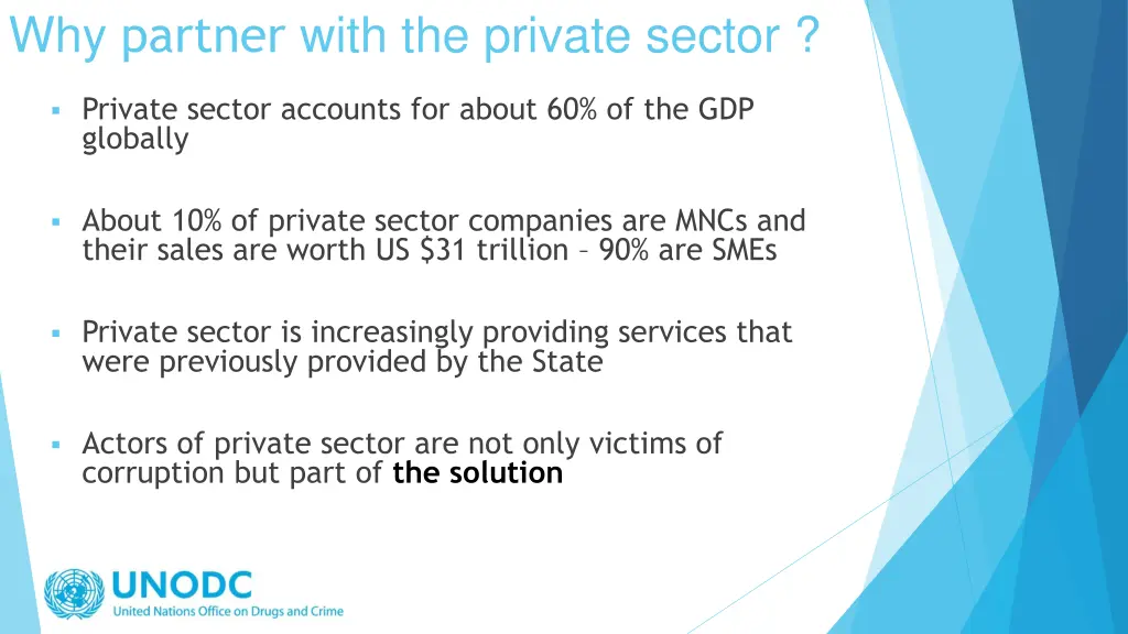 why partner with the private sector