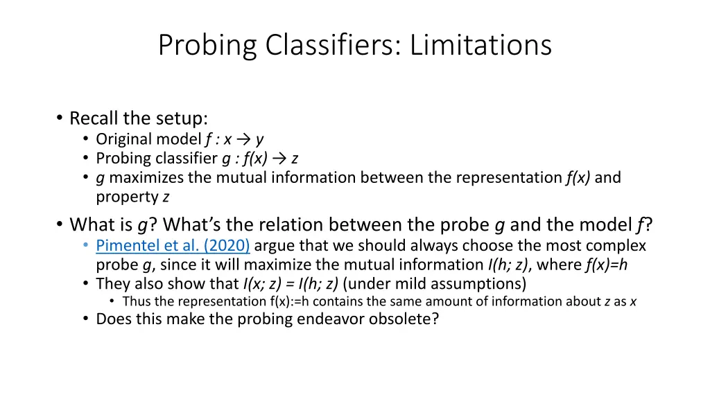 probing classifiers limitations 6