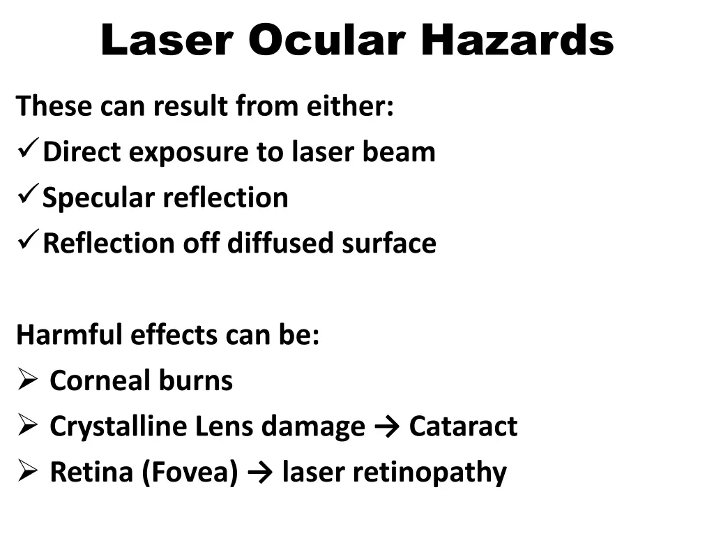 laser ocular hazards 2