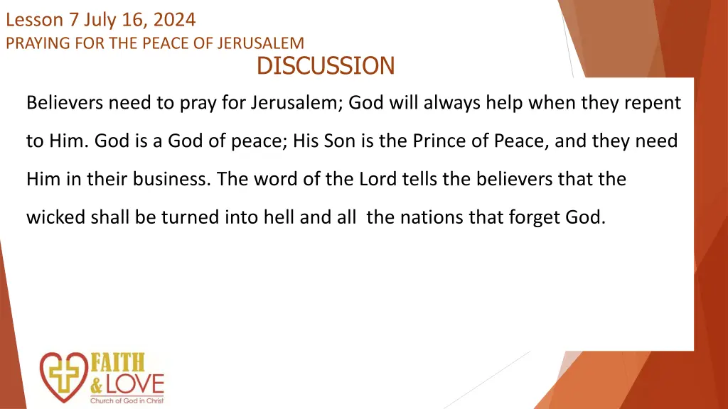 lesson 7 july 16 2024 praying for the peace 24