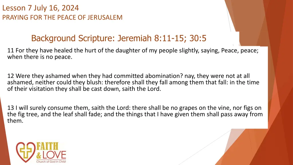 lesson 7 july 16 2024 praying for the peace 8