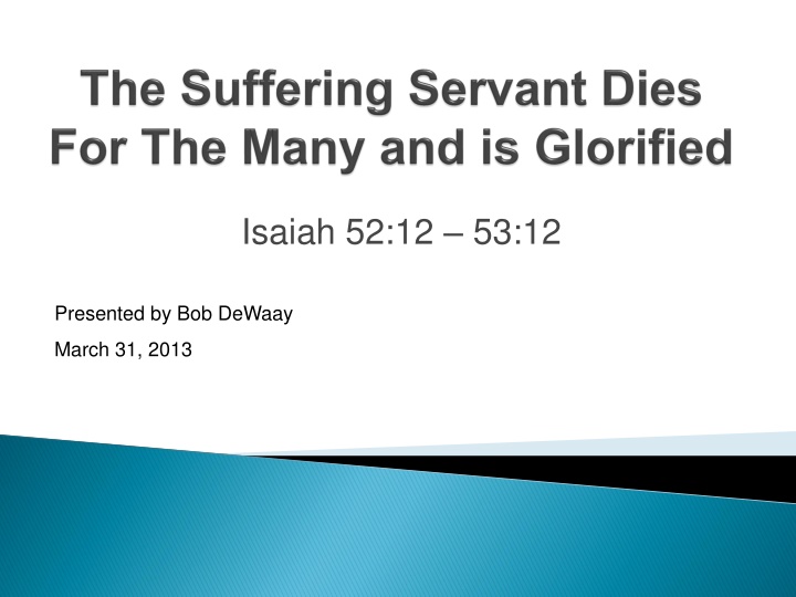 isaiah 52 12 53 12