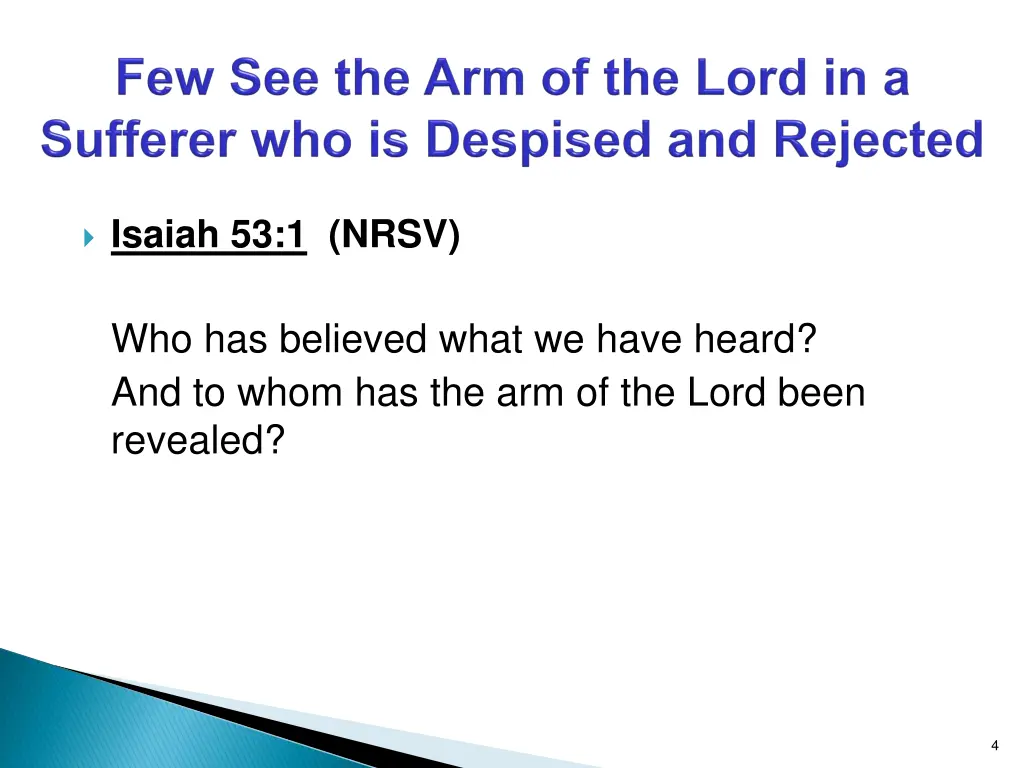 isaiah 53 1 nrsv