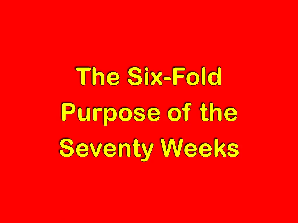 the six the six fold purpose of the purpose