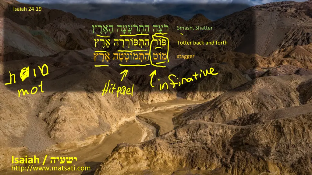 isaiah 24 19