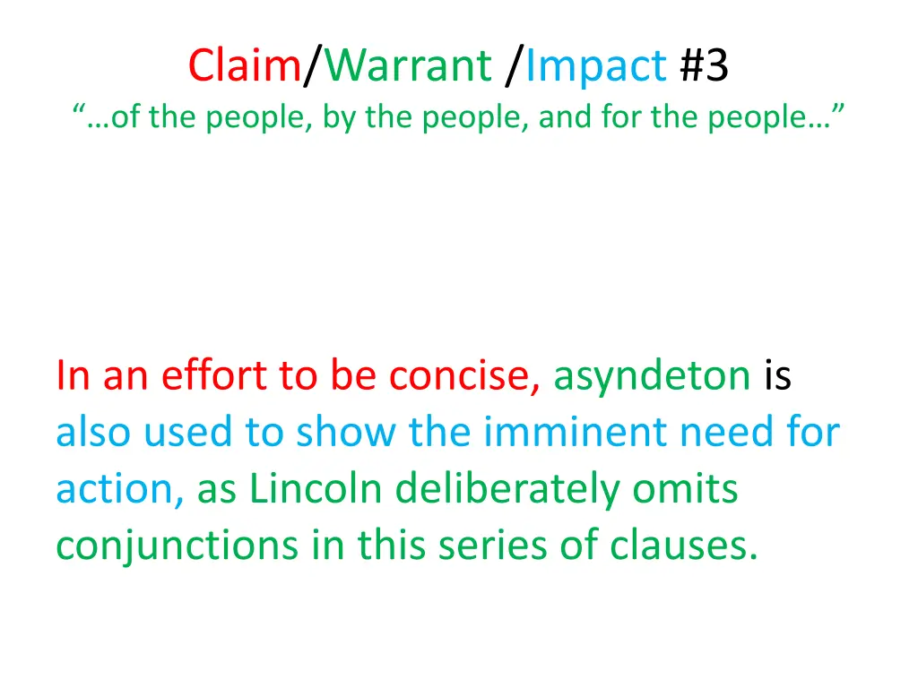claim warrant impact 3 of the people