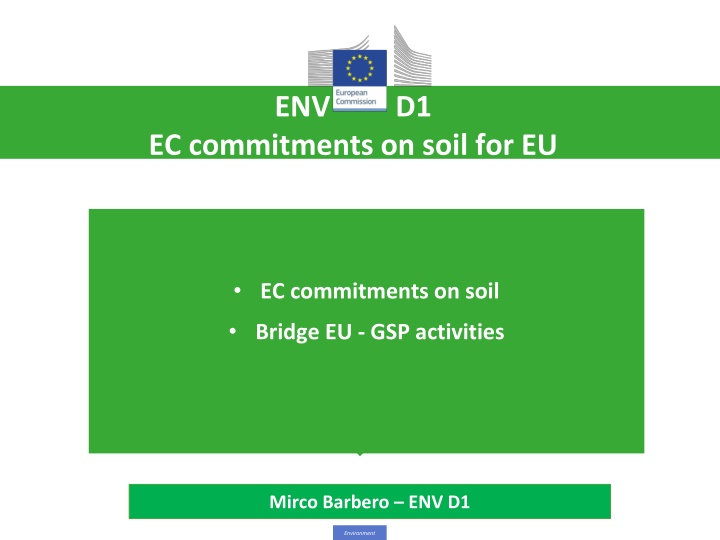 env d1 ec commitments on soil for eu