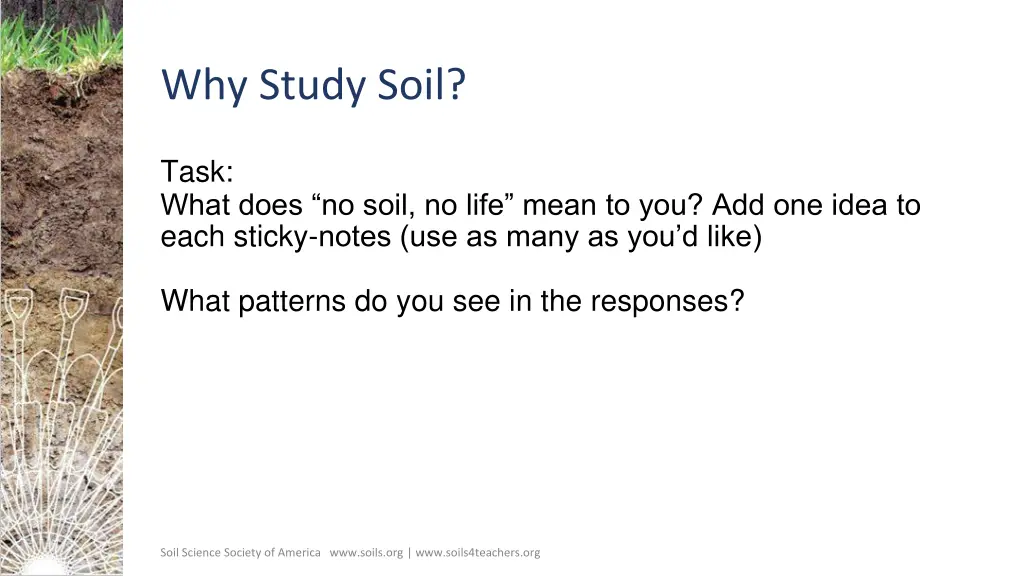 why study soil