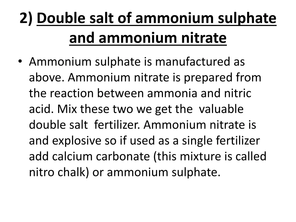 2 double salt of ammonium sulphate and ammonium