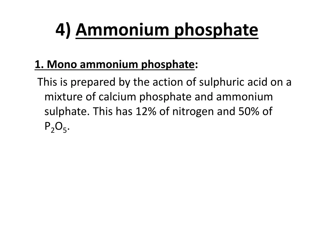 4 ammonium phosphate