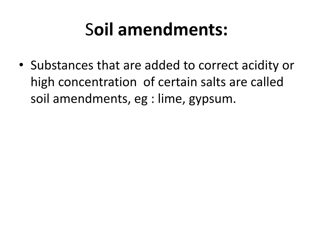 s oil amendments