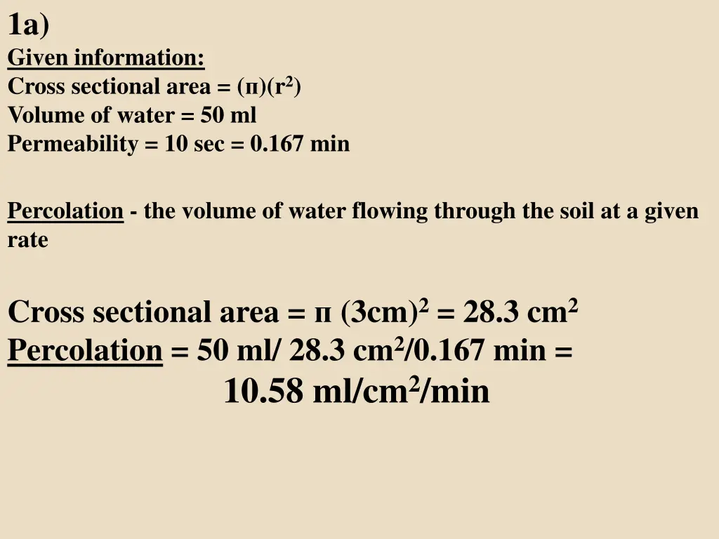 1a given information cross sectional area