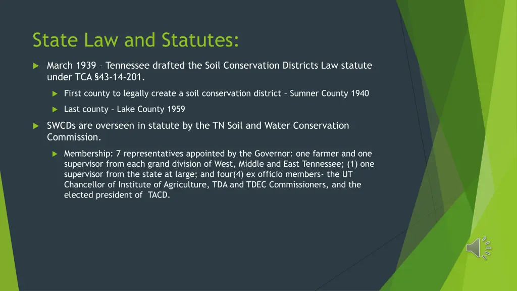 state law and statutes