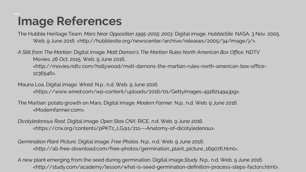 image references
