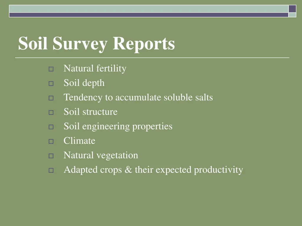 soil survey reports 5