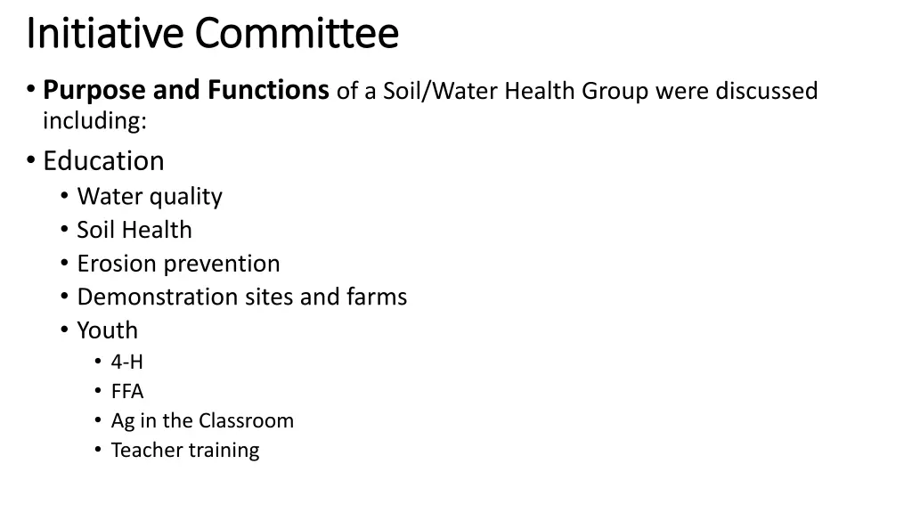 initiative committee initiative committee purpose