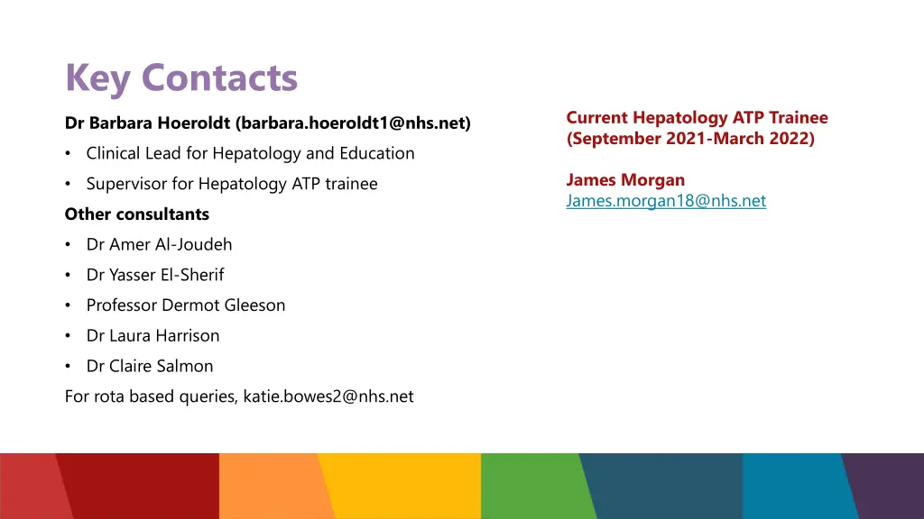 key contacts