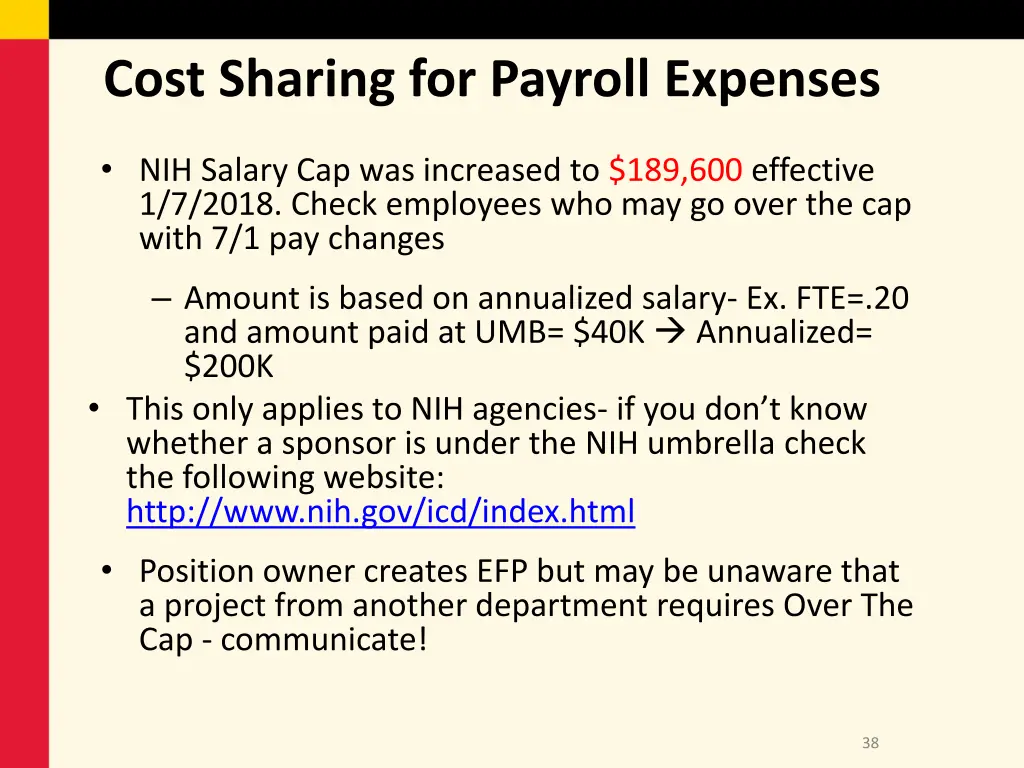 cost sharing for payroll expenses